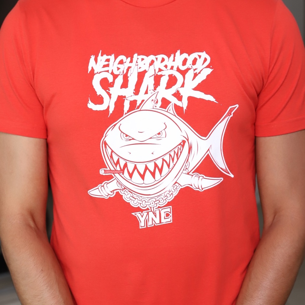 Neighborhood Shark short sleeve t shirt by YNC Crashout